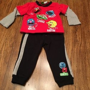 Sesame Street Sweatsuit 18 Months